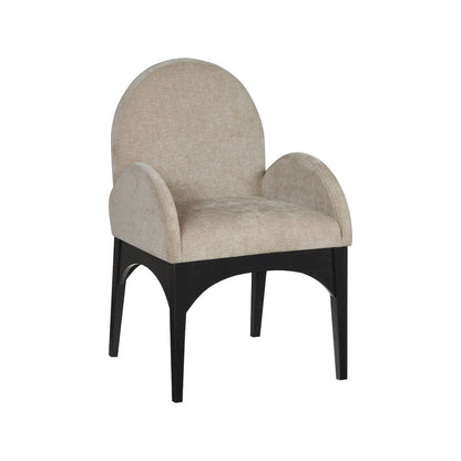 Waldorf Beige Chenille Fabric Dining Chair