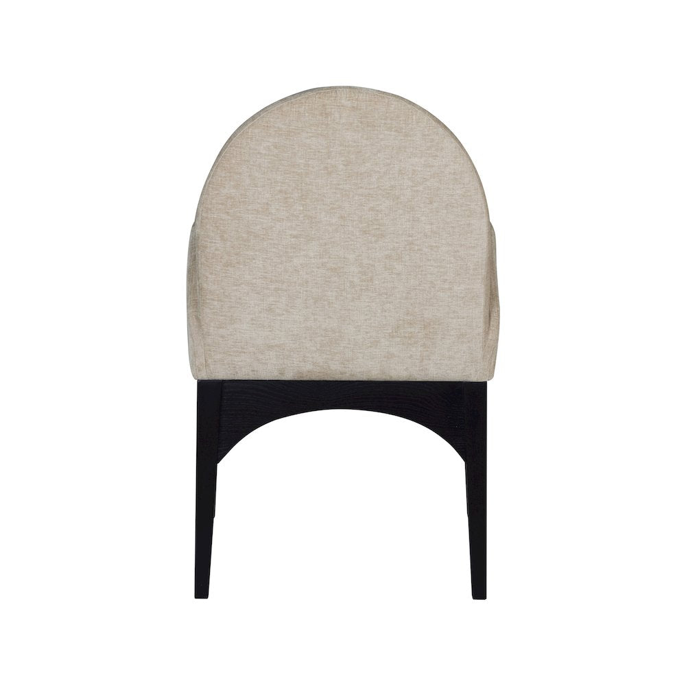 Waldorf Beige Chenille Fabric Dining Chair
