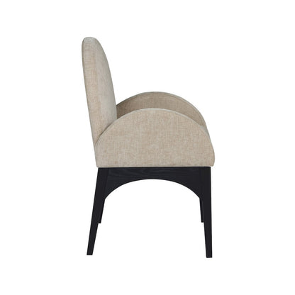 Waldorf Beige Chenille Fabric Dining Chair