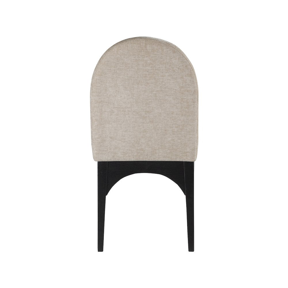 Waldorf Beige Chenille Fabric Dining Chair