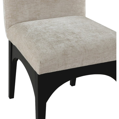 Waldorf Beige Chenille Fabric Dining Chair