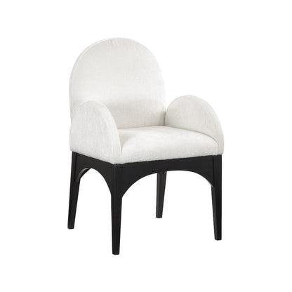 Waldorf Cream Chenille Fabric Dining Chair