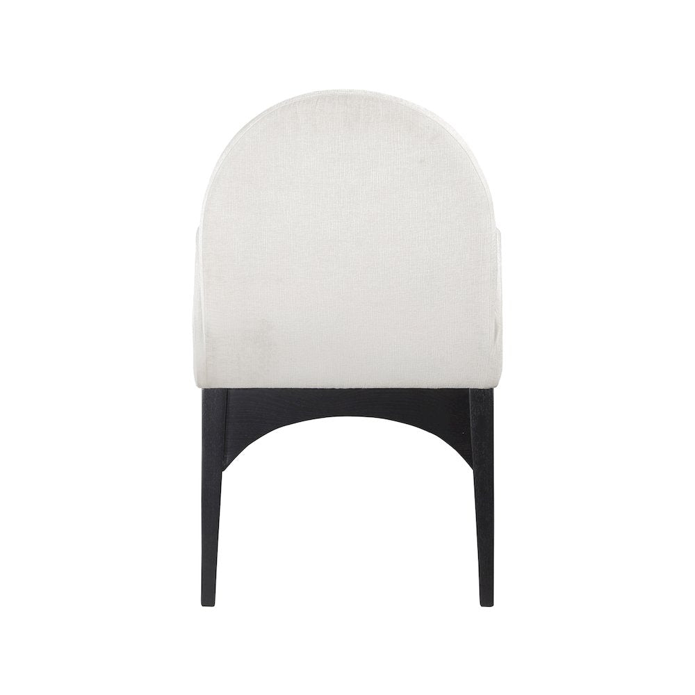 Waldorf Cream Chenille Fabric Dining Chair