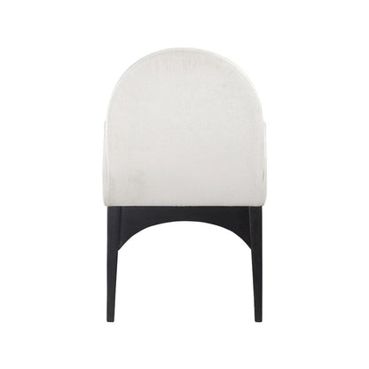 Waldorf Cream Chenille Fabric Dining Chair