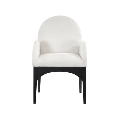 Waldorf Cream Chenille Fabric Dining Chair