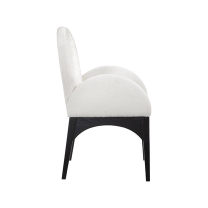 Waldorf Cream Chenille Fabric Dining Chair