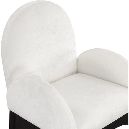 Waldorf Cream Chenille Fabric Dining Chair