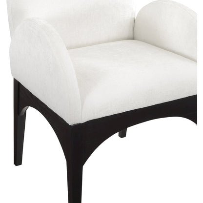 Waldorf Cream Chenille Fabric Dining Chair