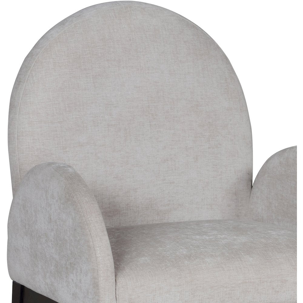 Waldorf Grey Chenille Fabric Dining Chair