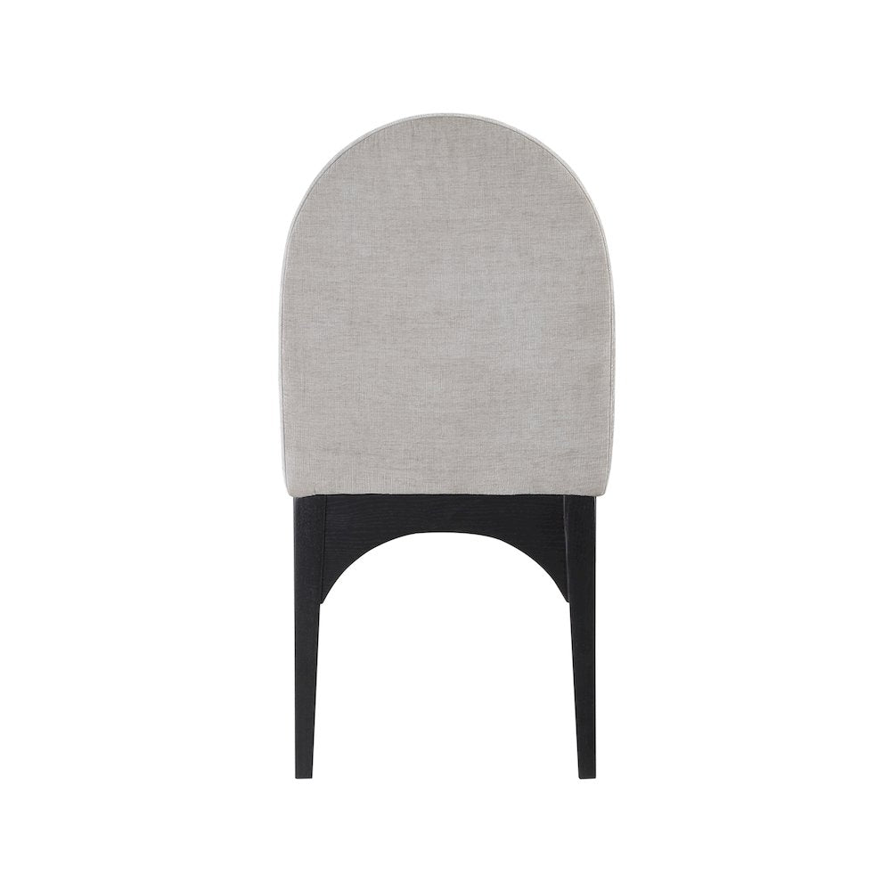 Waldorf Grey Chenille Fabric Dining Chair