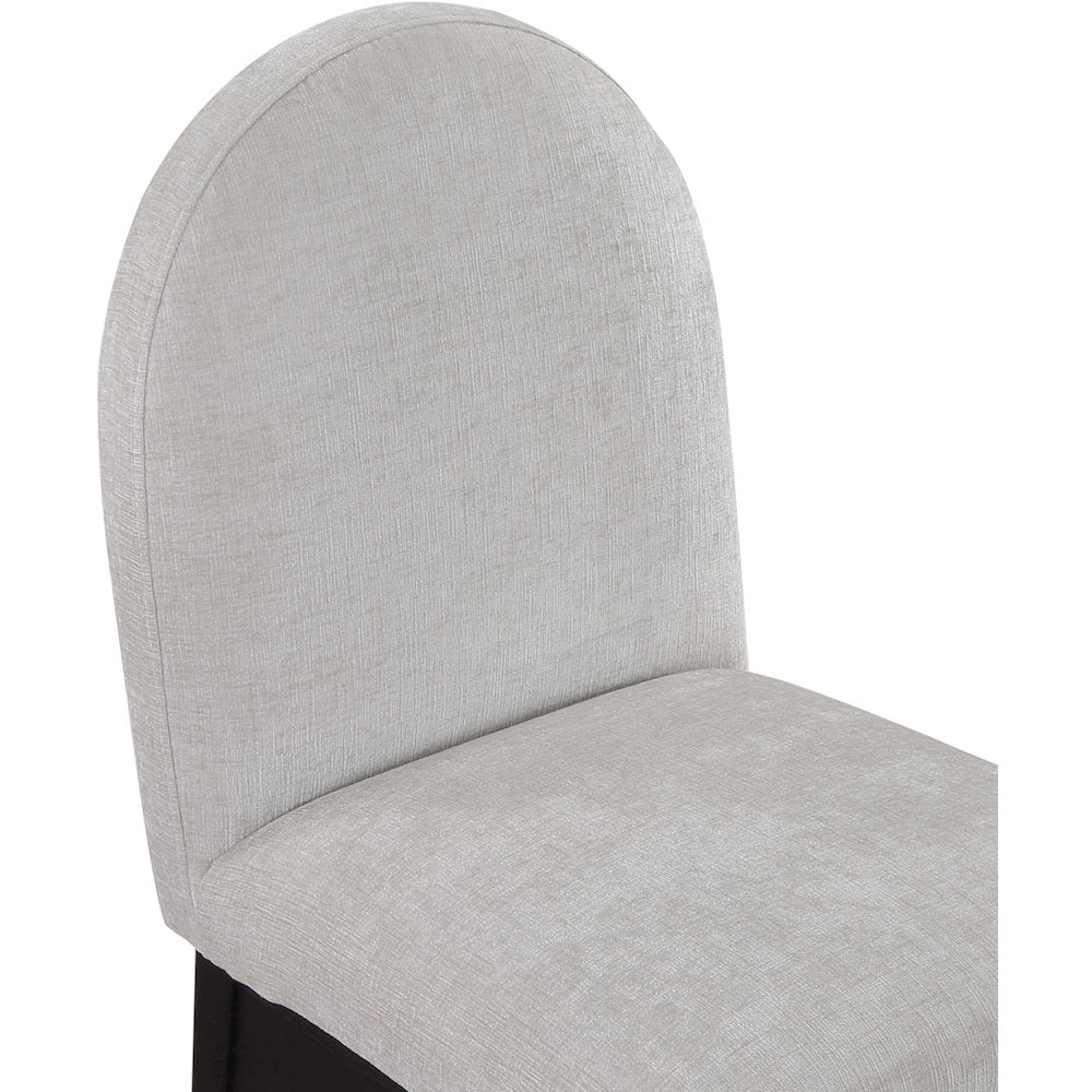 Waldorf Grey Chenille Fabric Dining Chair