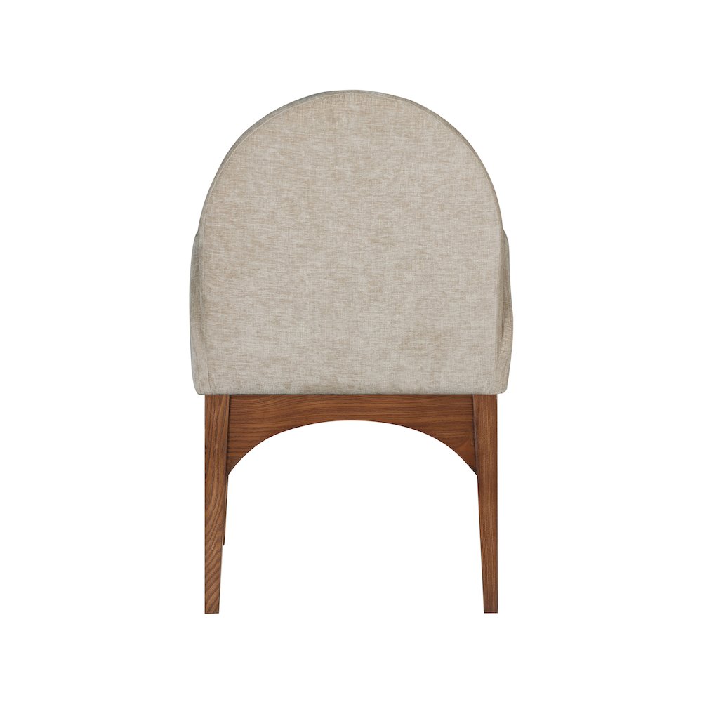Waldorf Beige Chenille Fabric Dining Chair
