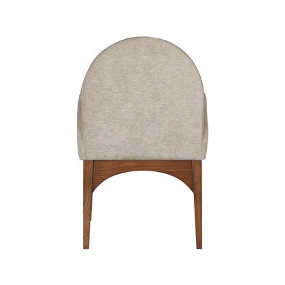 Waldorf Beige Chenille Fabric Dining Chair