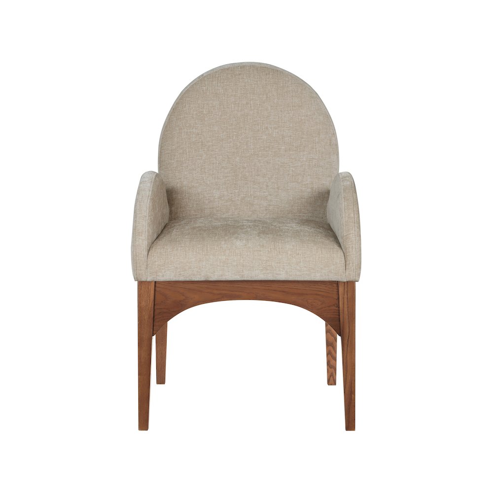 Waldorf Beige Chenille Fabric Dining Chair