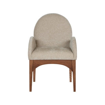 Waldorf Beige Chenille Fabric Dining Chair