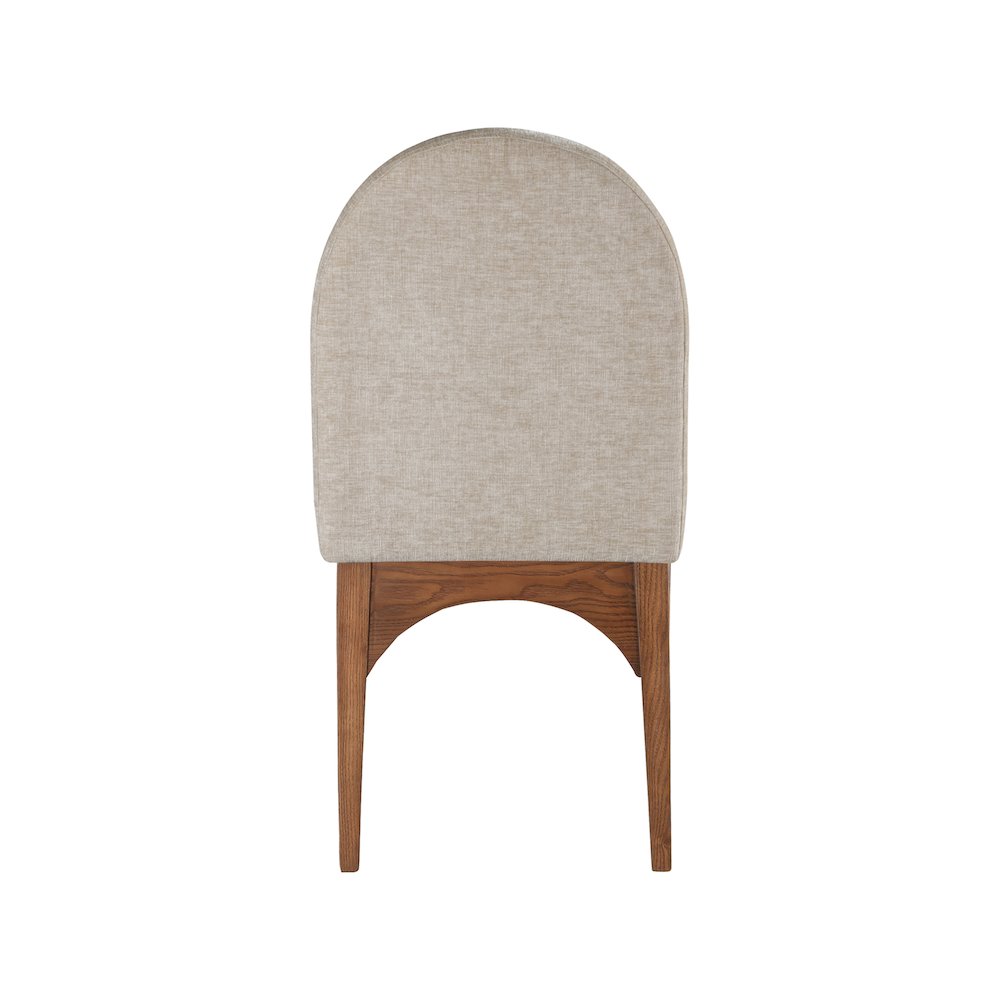 Waldorf Beige Chenille Fabric Dining Chair
