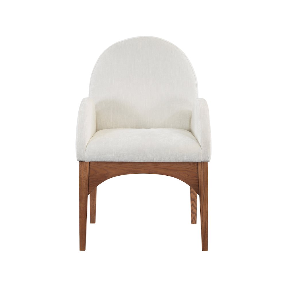 Waldorf Cream Chenille Fabric Dining Chair