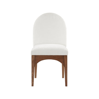 Waldorf Cream Chenille Fabric Dining Chair