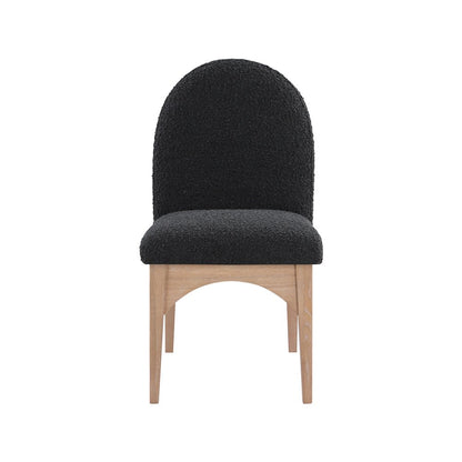 Waldorf Black Boucle Fabric Dining Chair