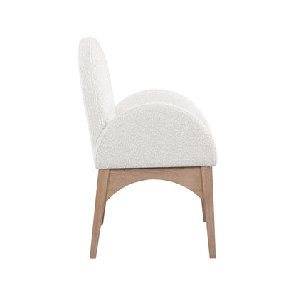 Waldorf Cream Boucle Fabric Dining Chair