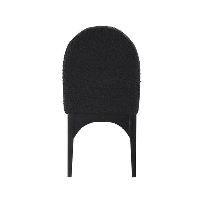 Waldorf Black Boucle Fabric Dining Chair