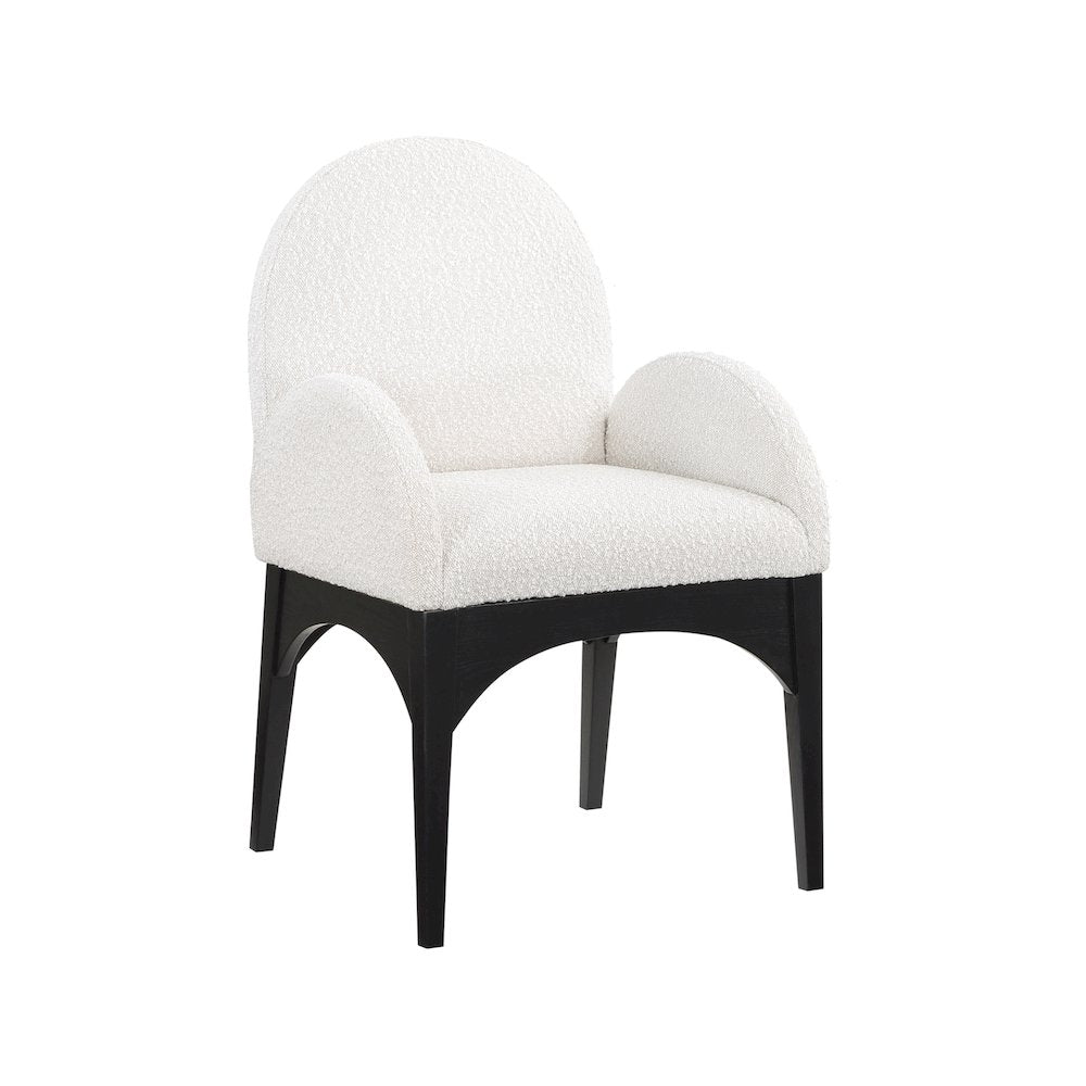 Waldorf Cream Boucle Fabric Dining Chair