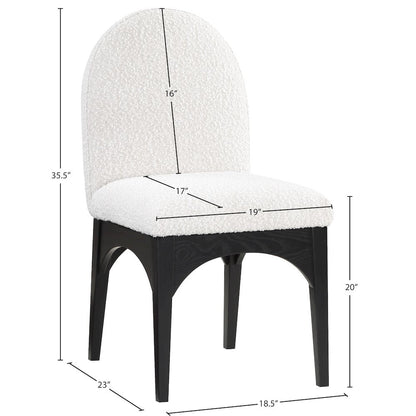 Waldorf Cream Boucle Fabric Dining Chair