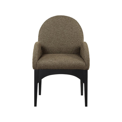 Waldorf Olive Boucle Fabric Dining Chair