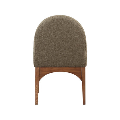 Waldorf Olive Boucle Fabric Dining Chair