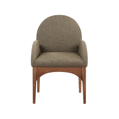 Waldorf Olive Boucle Fabric Dining Chair