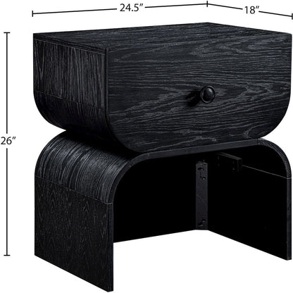 Jace Black Night Stand