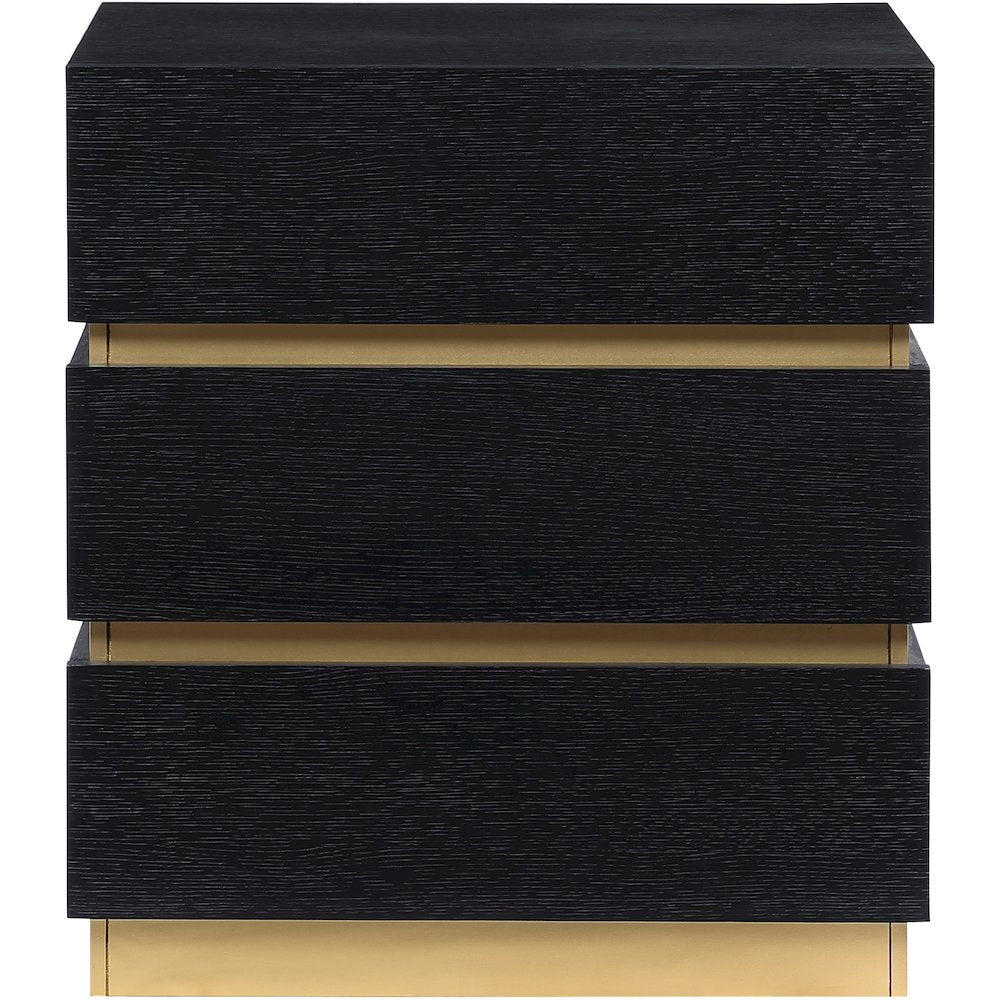 Zaylan Black Night Stand