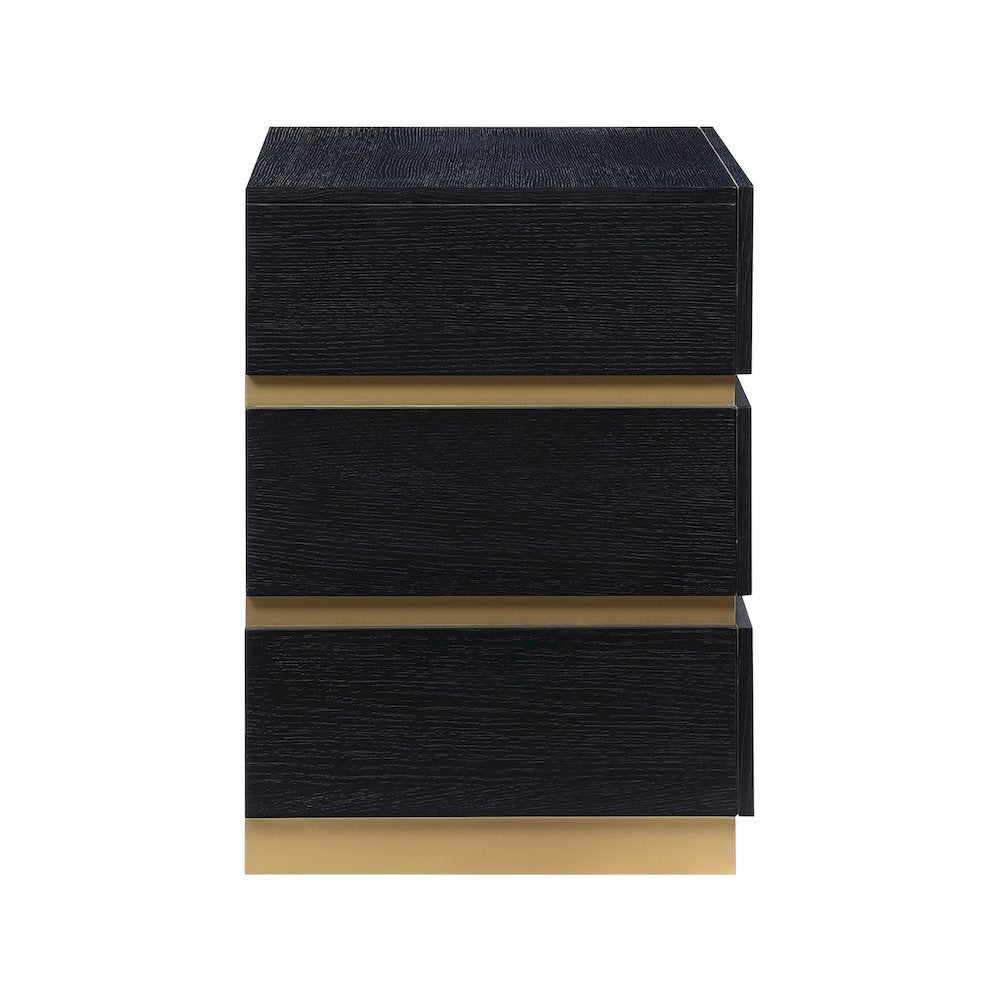 Zaylan Black Night Stand