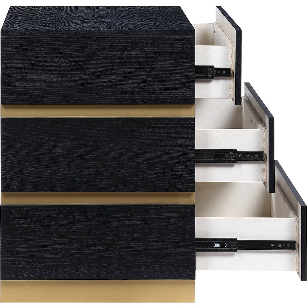 Zaylan Black Night Stand