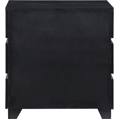 Zaylan Black Night Stand