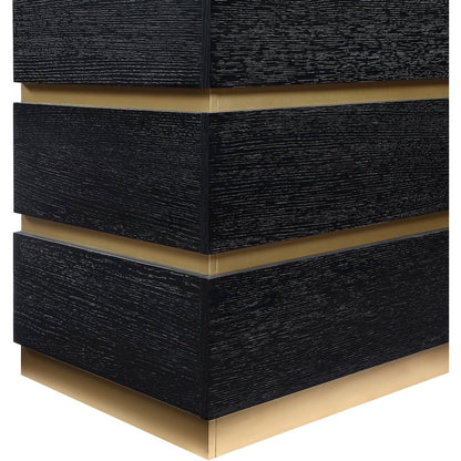 Zaylan Black Night Stand