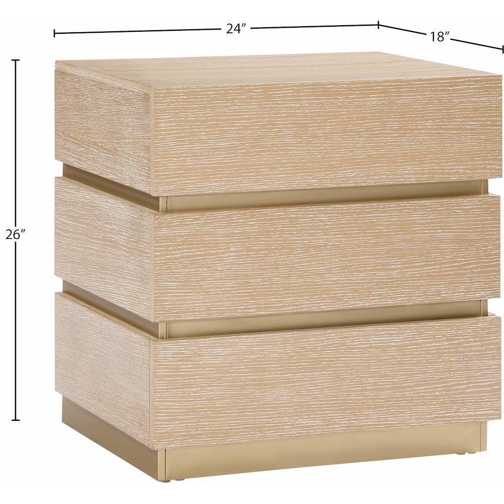 Zaylan Natural Night Stand