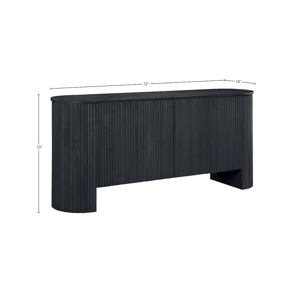 Belinda Black Sideboard/Buffet