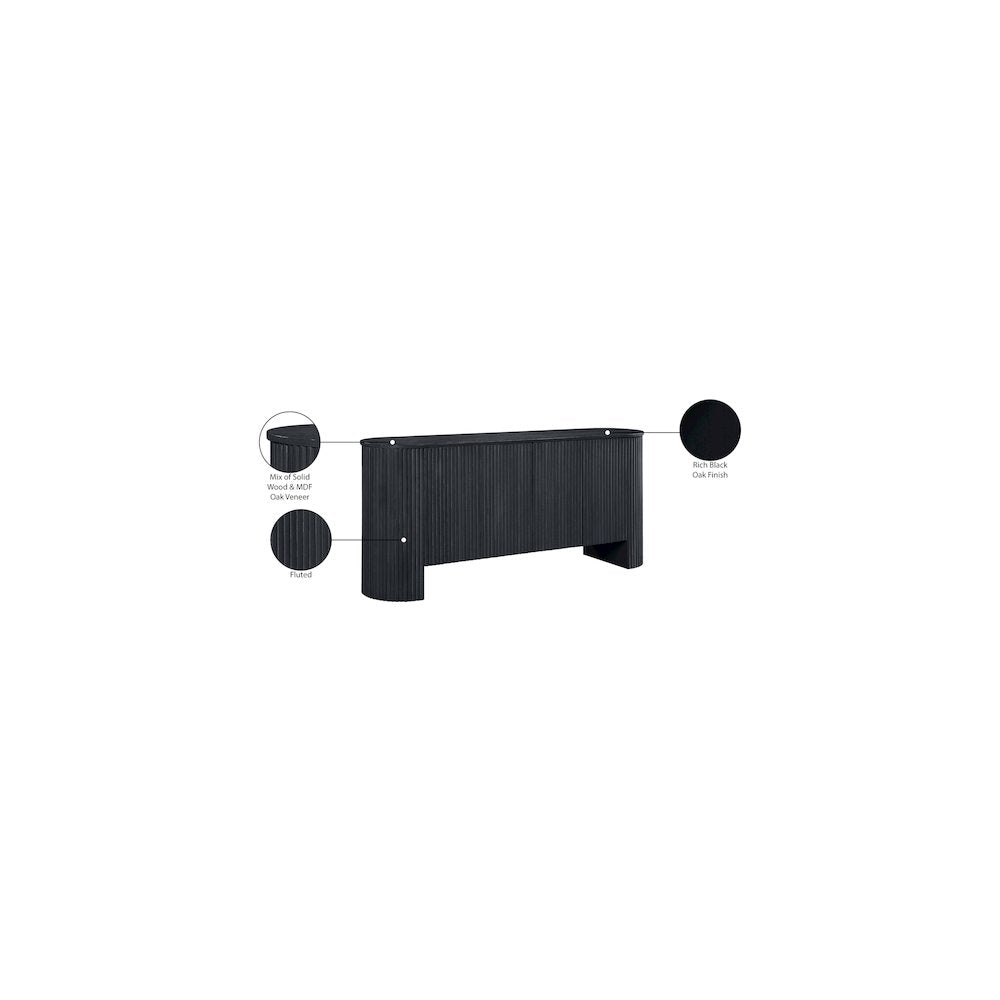 Belinda Black Sideboard/Buffet