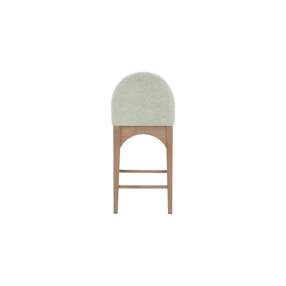 Waldorf Mint Chenille Fabric Stool