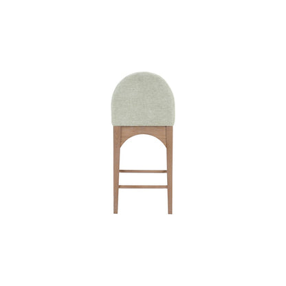 Waldorf Mint Chenille Fabric Stool