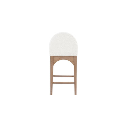 Waldorf Cream Boucle Fabric Stool