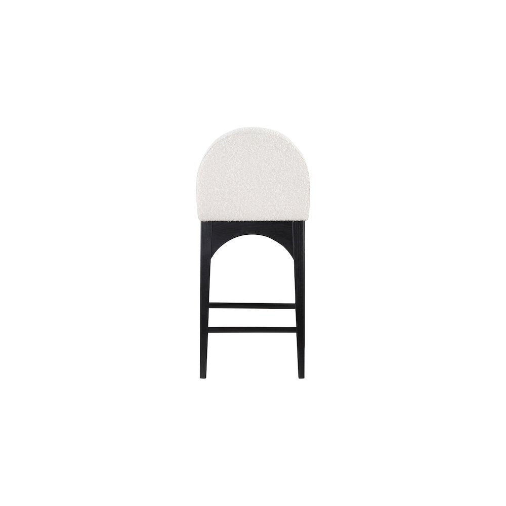 Waldorf Cream Boucle Fabric Stool