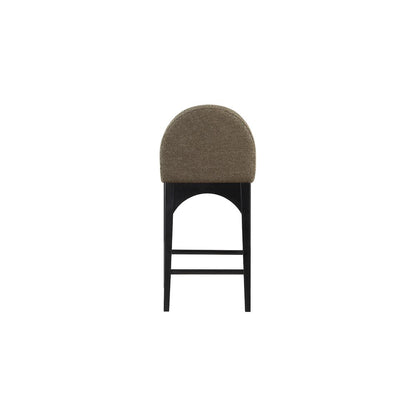 Waldorf Olive Boucle Fabric Stool