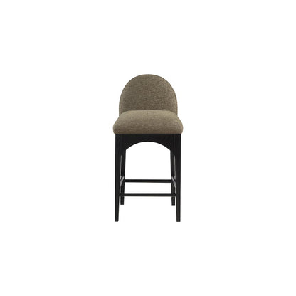 Waldorf Olive Boucle Fabric Stool
