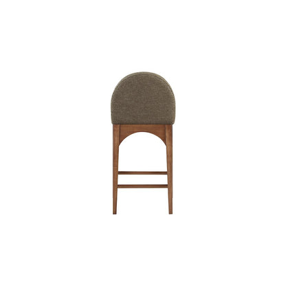 Waldorf Olive Boucle Fabric Stool