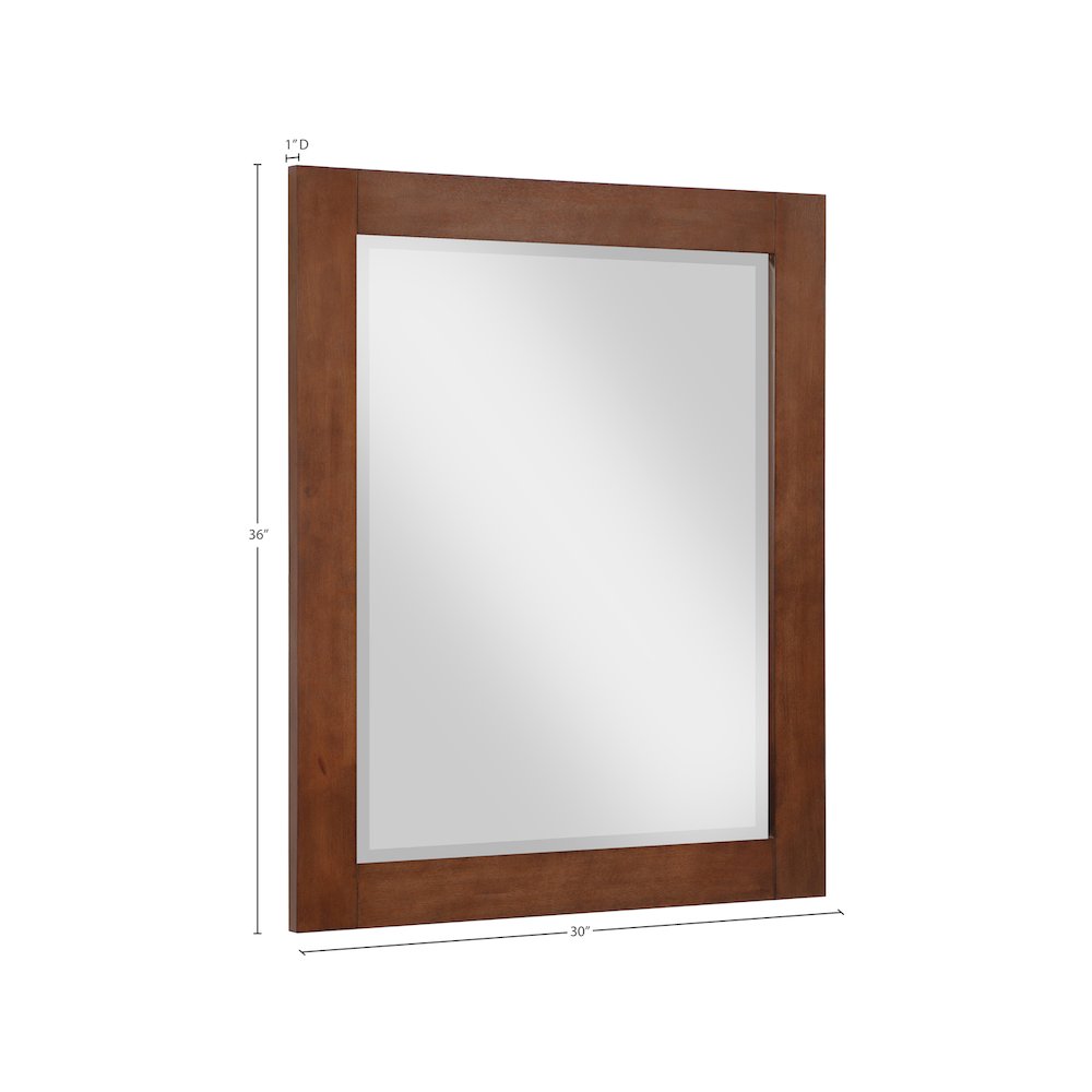 Monad Walnut Mirror