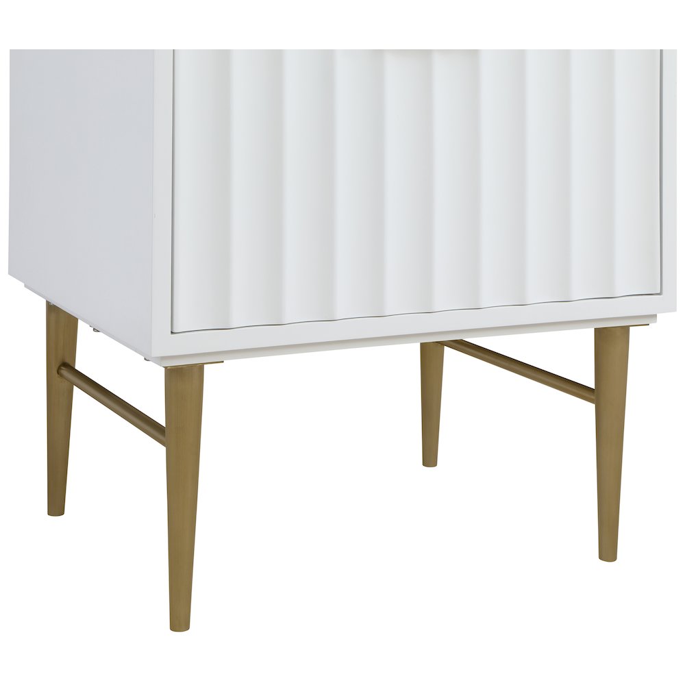 Modernist White Bathroom Vanity