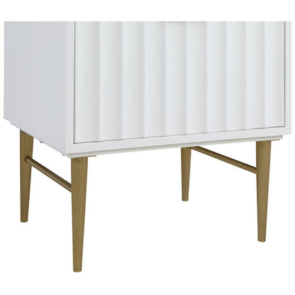 Modernist White Bathroom Vanity