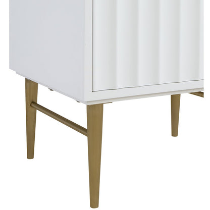 Modernist White Bathroom Vanity